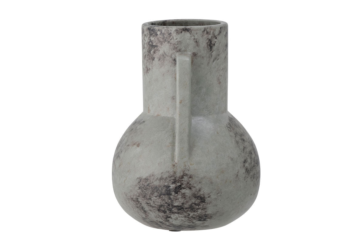 Vase "Grounded" - graue Keramikvase