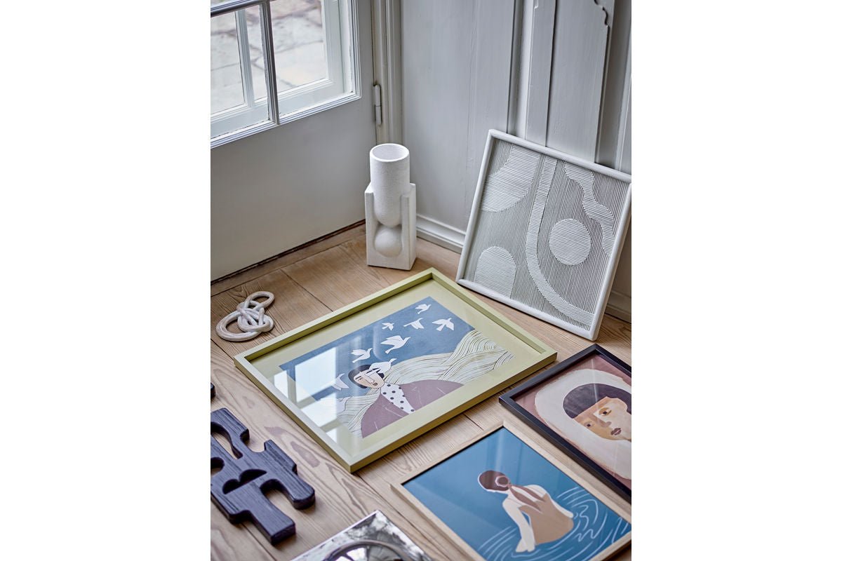 Vase „Timeshell“ – weißes Steingut