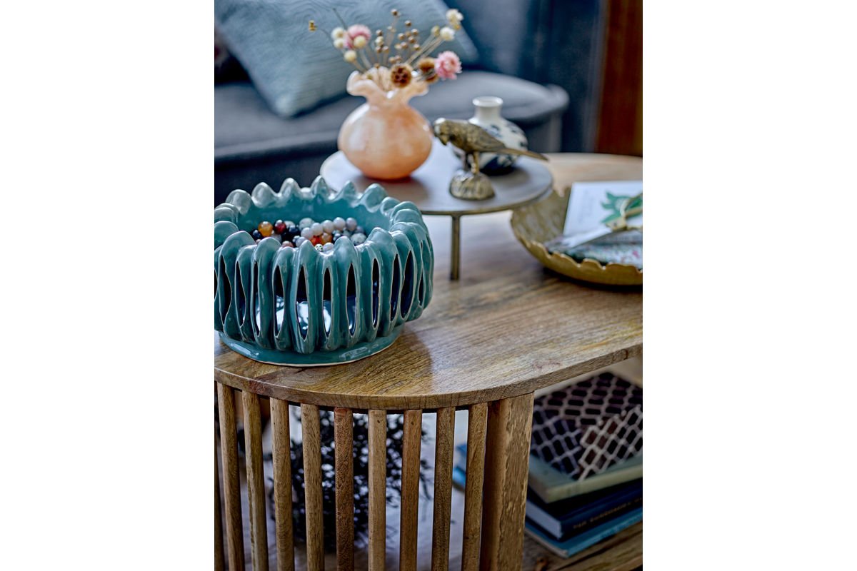 Blumentopf Woodcut – mit handgeschnitzten Schlitzen