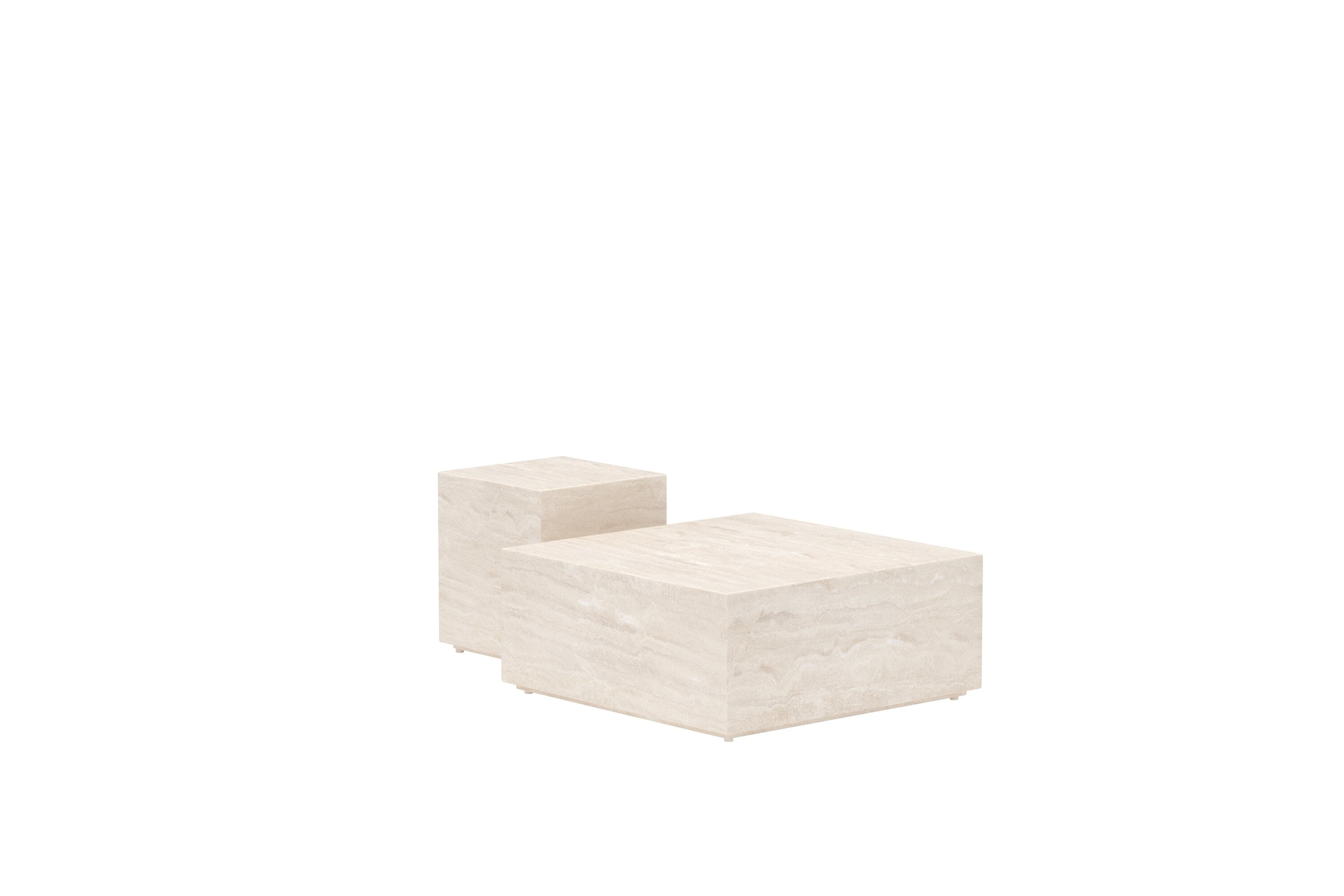 Gartentisch Set Zenvia - in Beige aus Aluminium und Polypropylen