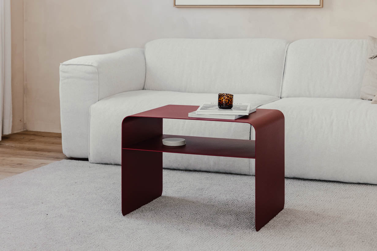 Couchtisch/Beistelltisch Cosmo – Pulverbeschichtetes Metall in modernem Design