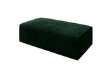 Beistellhocker Vasto in Cord – Grün