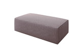 Beistellhocker Vasto in Strukturstoff – Taupe