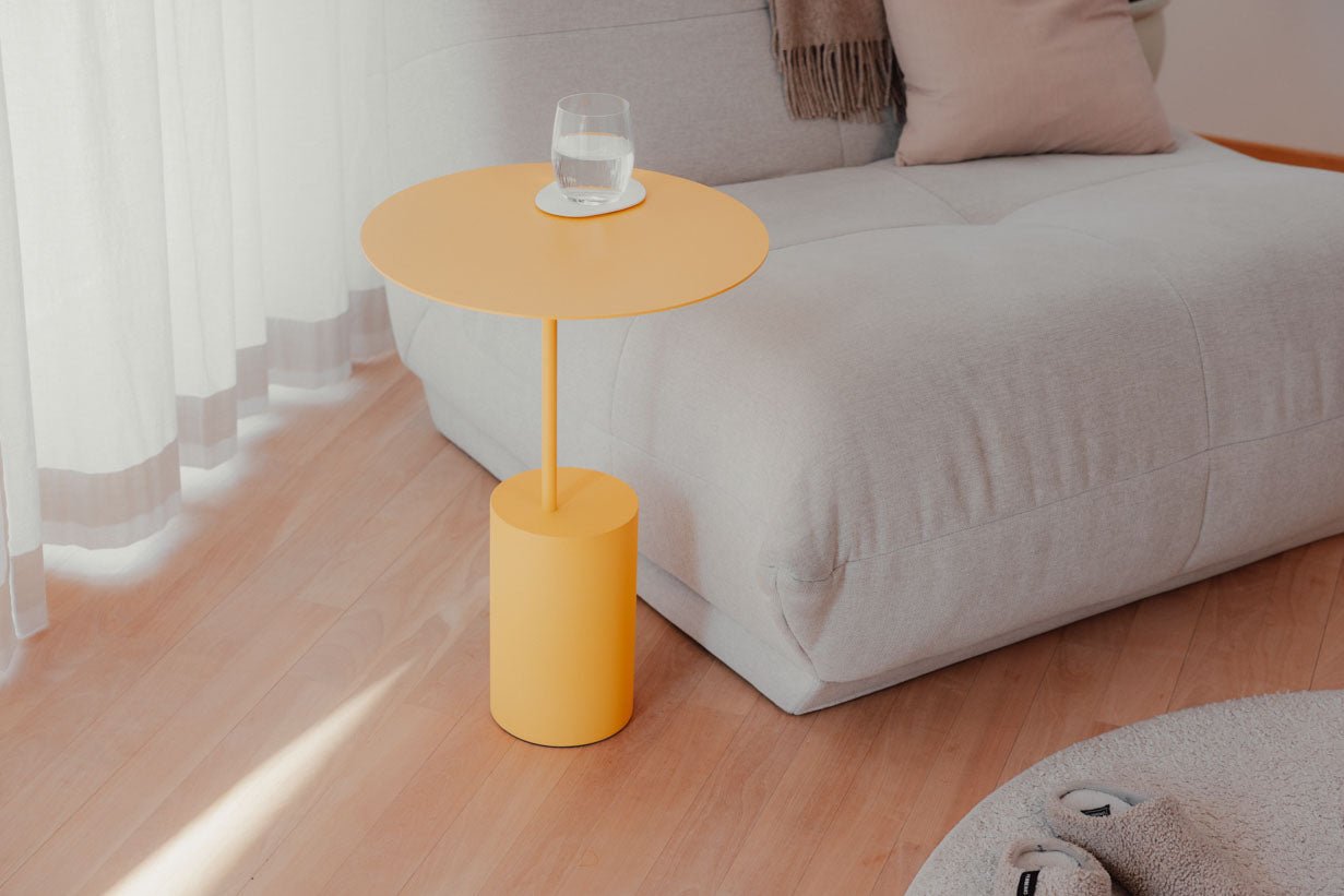 Couchtisch/Beistelltisch Ciro – Edelstahl-Design für Indoor & Outdoor