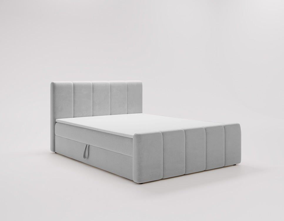 Boxspringbett Bergamo Samt mit Stauraum