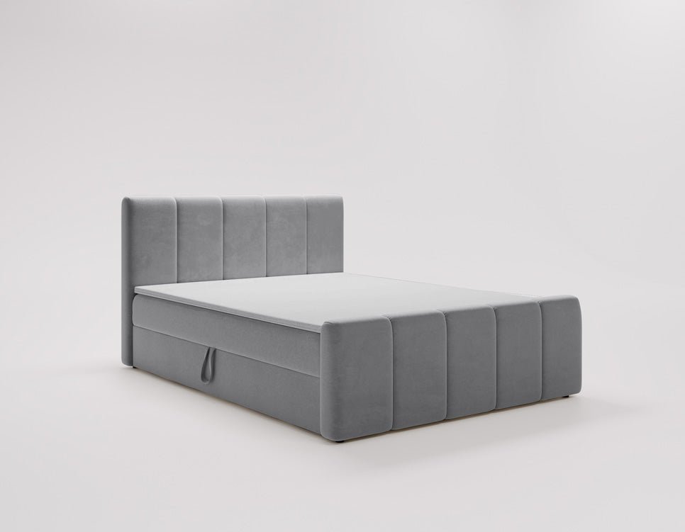 Boxspringbett Bergamo Samt mit Stauraum