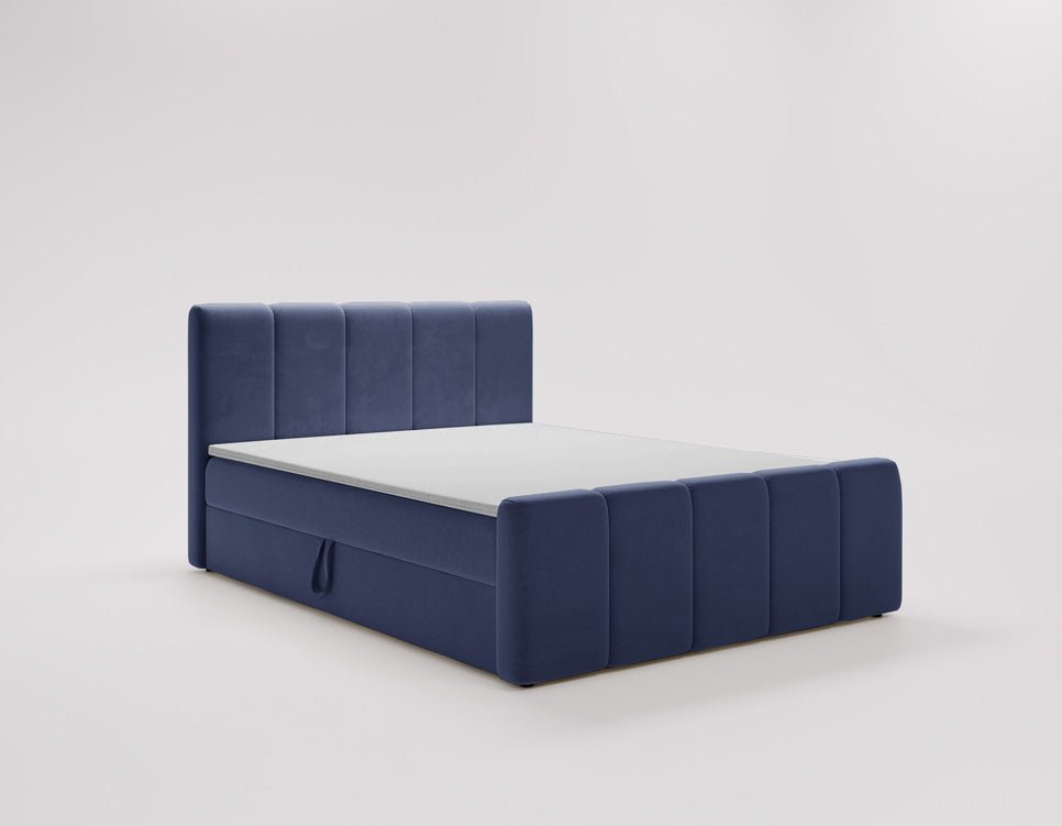 Boxspringbett Bergamo Samt mit Stauraum