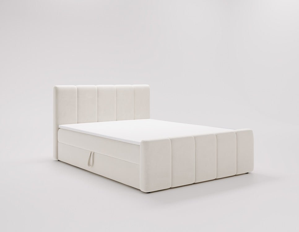 Boxspringbett Bergamo Samt mit Stauraum