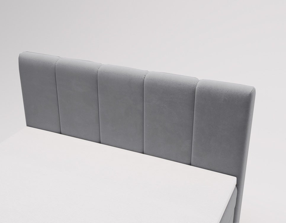 Boxspringbett Bergamo Samt mit Stauraum