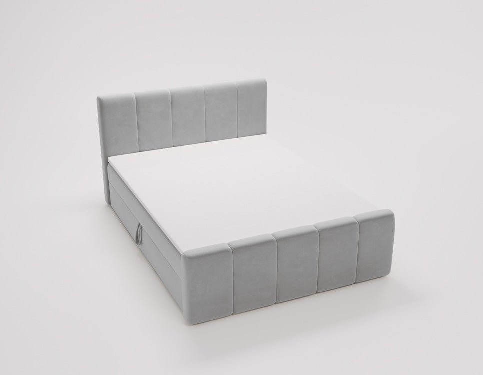 Boxspringbett Bergamo Samt mit Stauraum