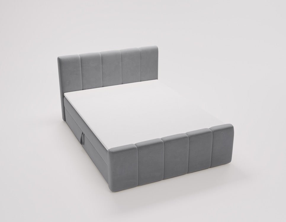 Boxspringbett Bergamo Samt mit Stauraum