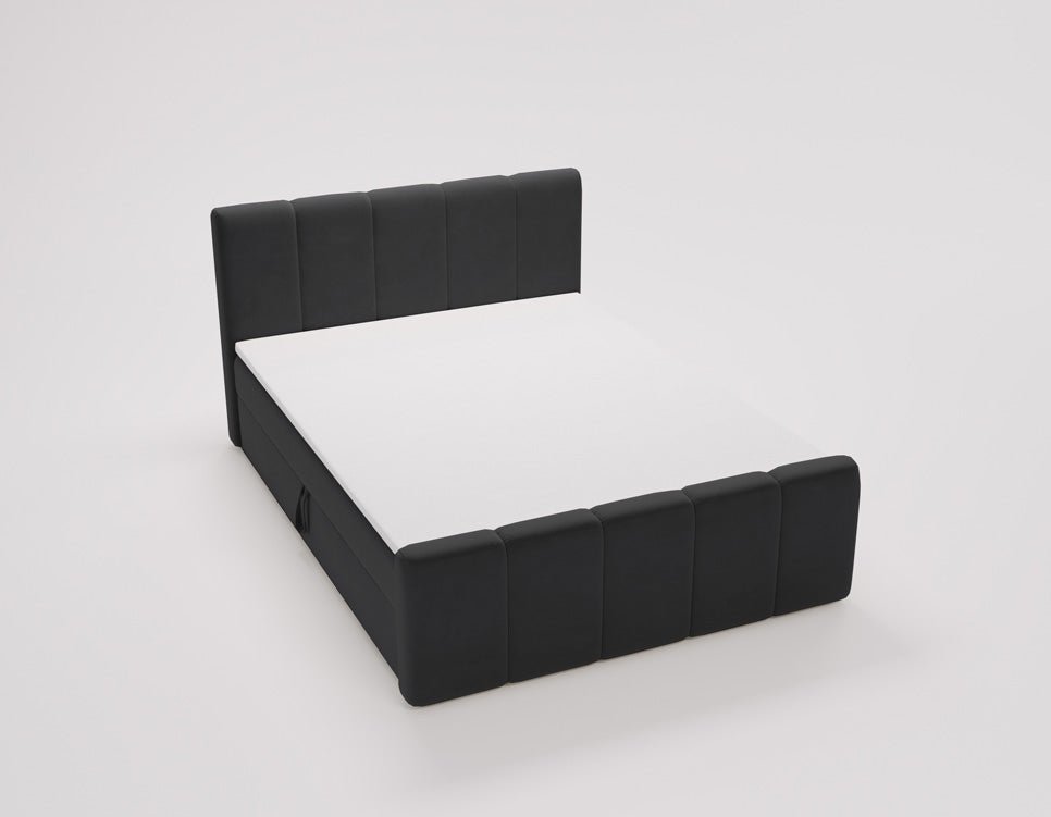 Boxspringbett Bergamo Samt mit Stauraum