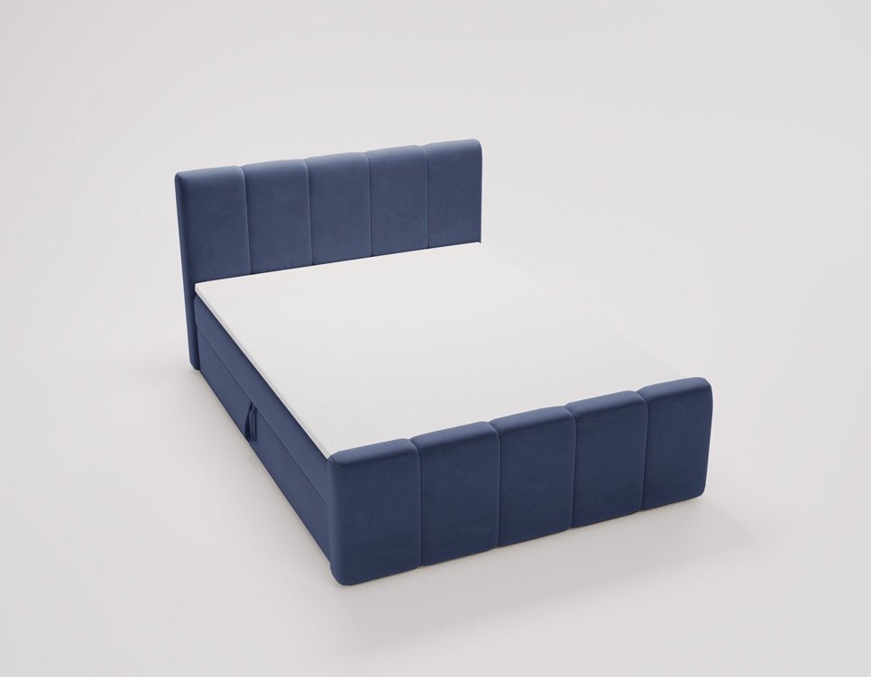 Boxspringbett Bergamo Samt mit Stauraum