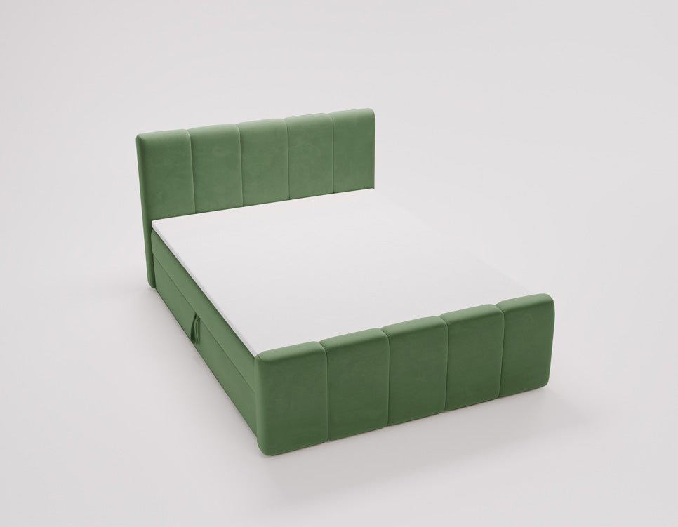 Boxspringbett Bergamo Samt mit Stauraum