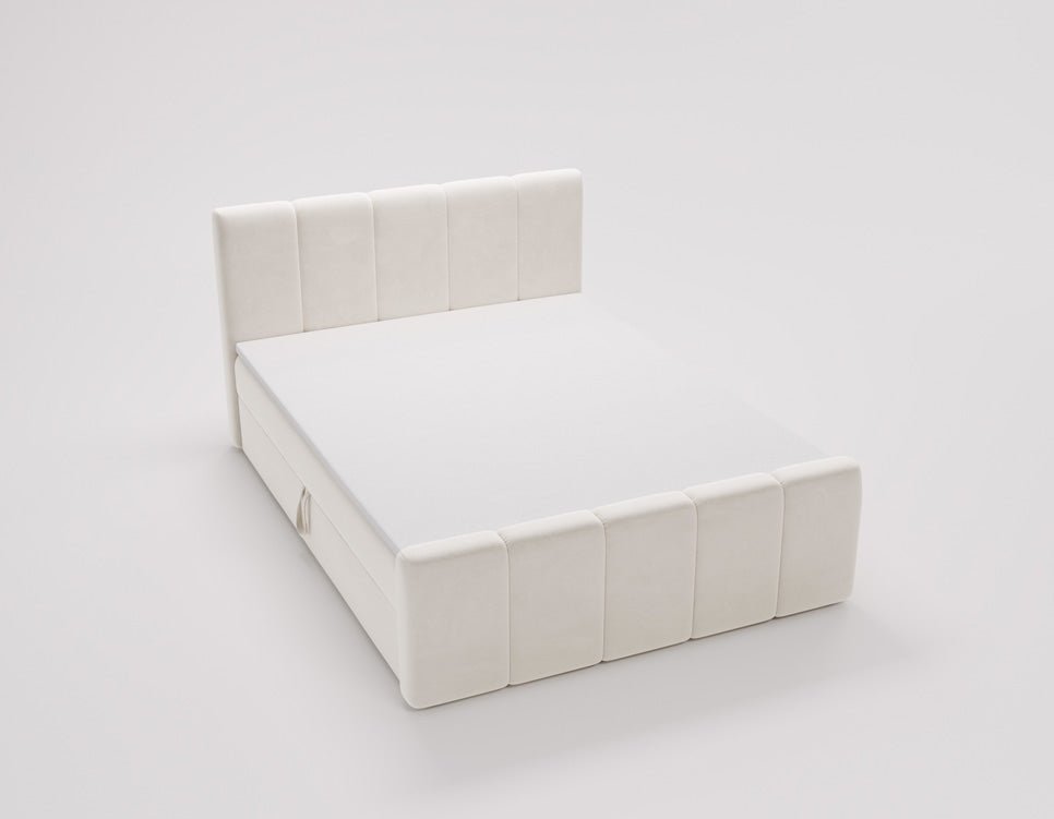 Boxspringbett Bergamo Samt mit Stauraum