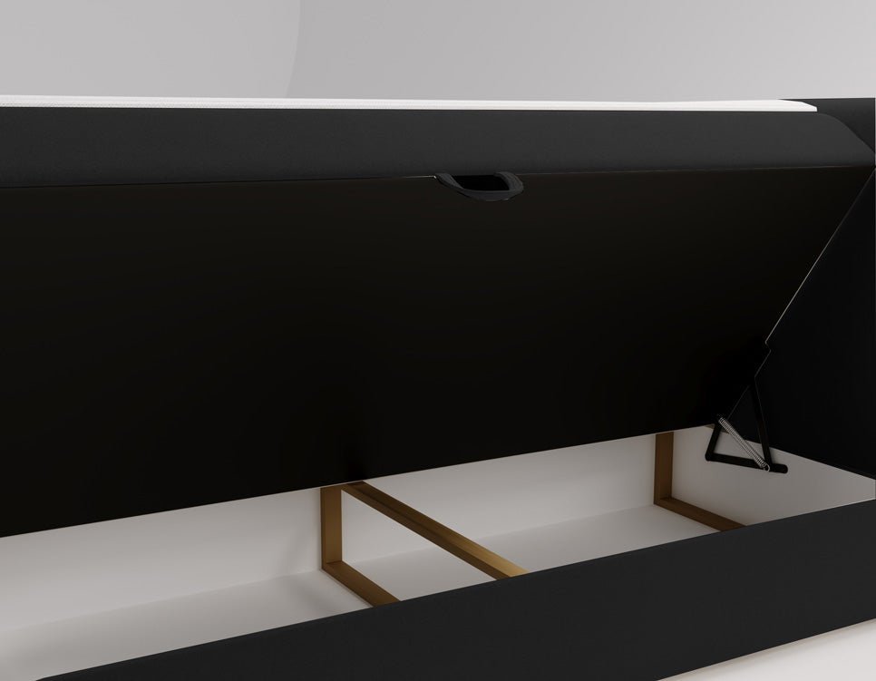Boxspringbett Bergamo Samt mit Stauraum