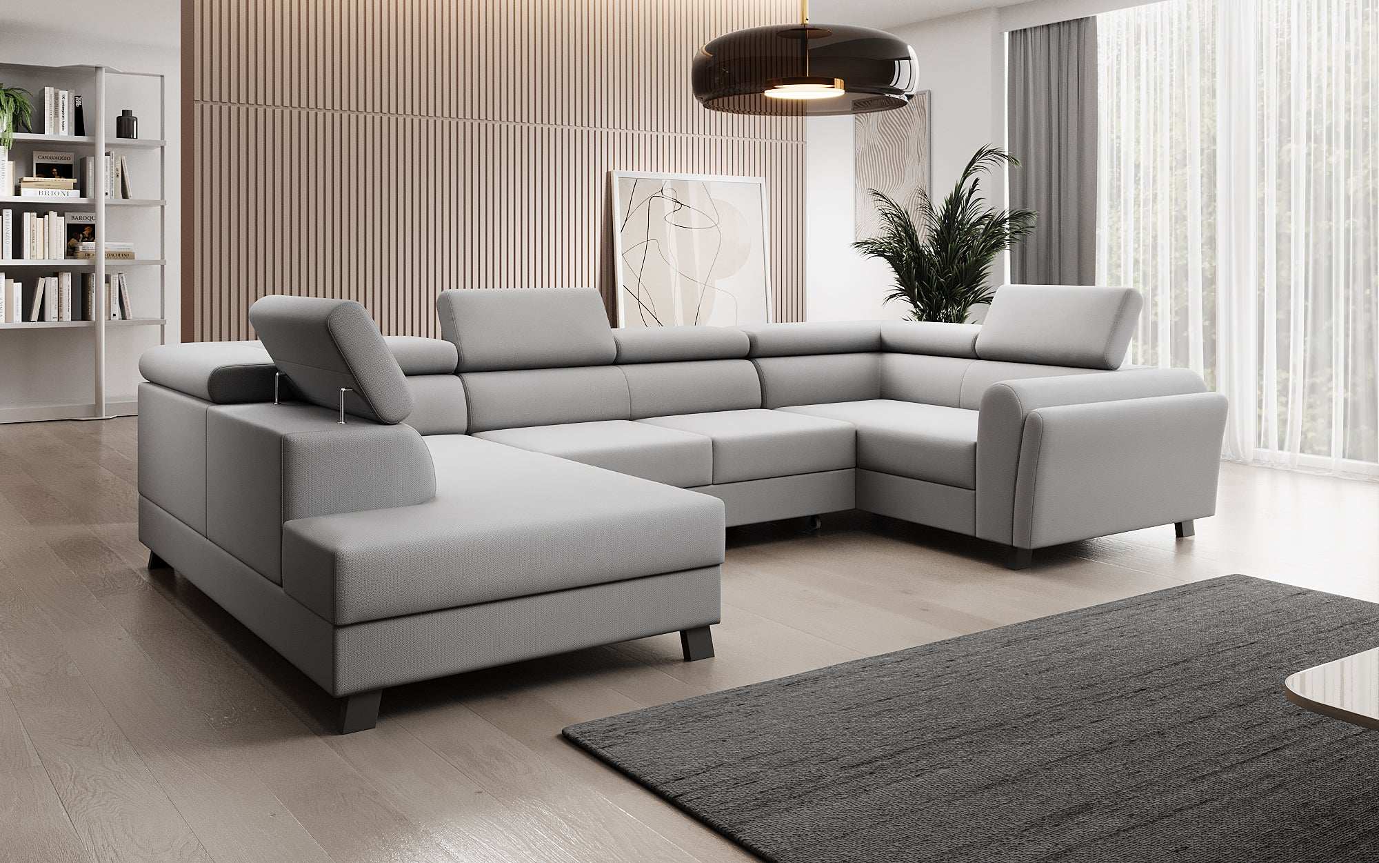 Designer Sofa Emilio mit Schlaf- und Klappfunktion