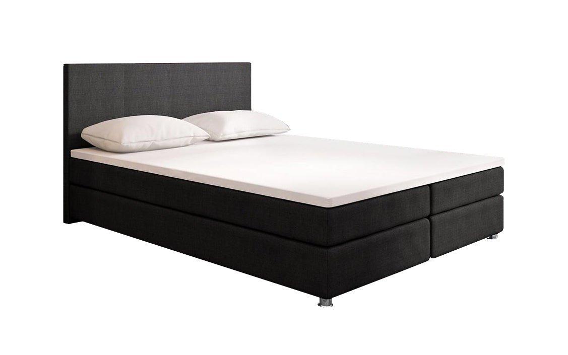Boxspringbett Athene Dunkelgrau - Luxusbetten24