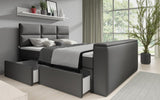 Boxspringbett Citaro mit TV Lift, USB und Stauraum - Luxusbetten24