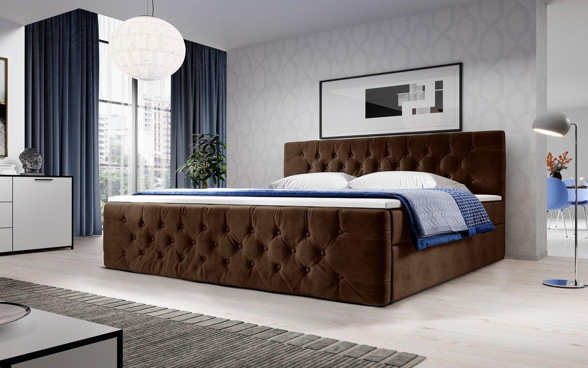 Boxspringbett Velutto mit Stauraum - Luxusbetten24