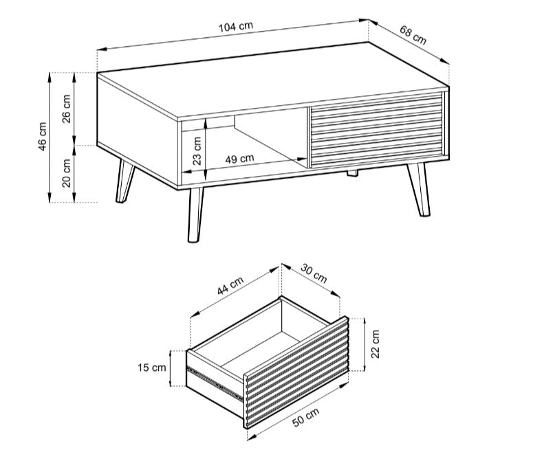 Designer Couchtisch Celio - Luxusbetten24