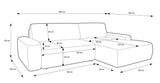 Designer Sofa Bianca mit Schlaf- und Klappfunktion - Luxusbetten24