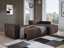 Designer Ecksofa Velanova mit Schlaffunktion und Stauraum aus Cord