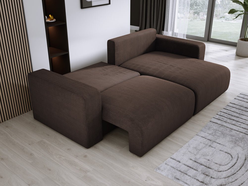 Designer Sofa Carl Cord with Sleeping and Folding Function