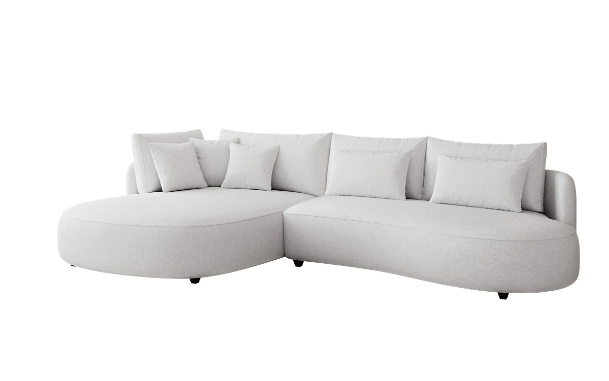 Designer Ecksofa Ando Mini  in Strukturstoff