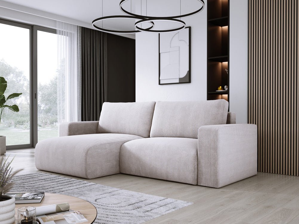 Designer Sofa Carl Cord with Sleeping and Folding Function