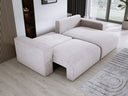 Designer Ecksofa Carl Cord mit Schlaf- und Klappfunktion