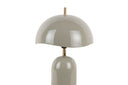 Tischlampe Madeira - Designleuchte aus Eisen mit Wellenschirm