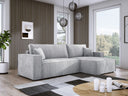 Designer Ecksofa Velanova mit Schlaffunktion und Stauraum aus Cord