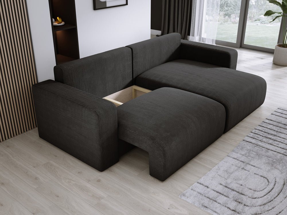 Designer Sofa Carl Cord with Sleeping and Folding Function