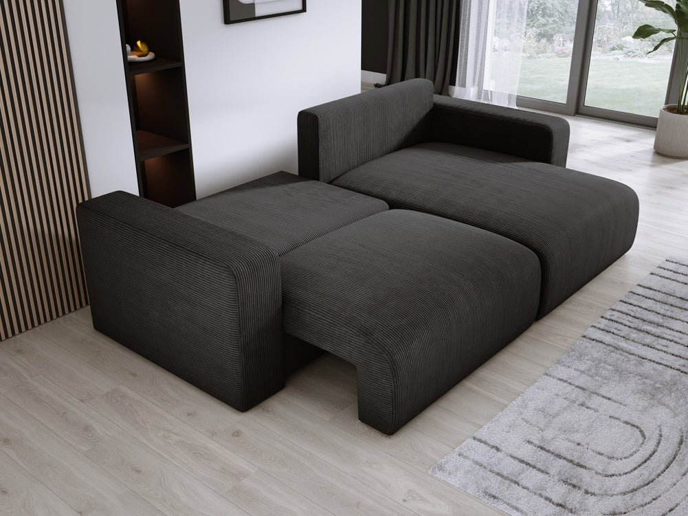 Designer Sofa Carl Cord with Sleeping and Folding Function