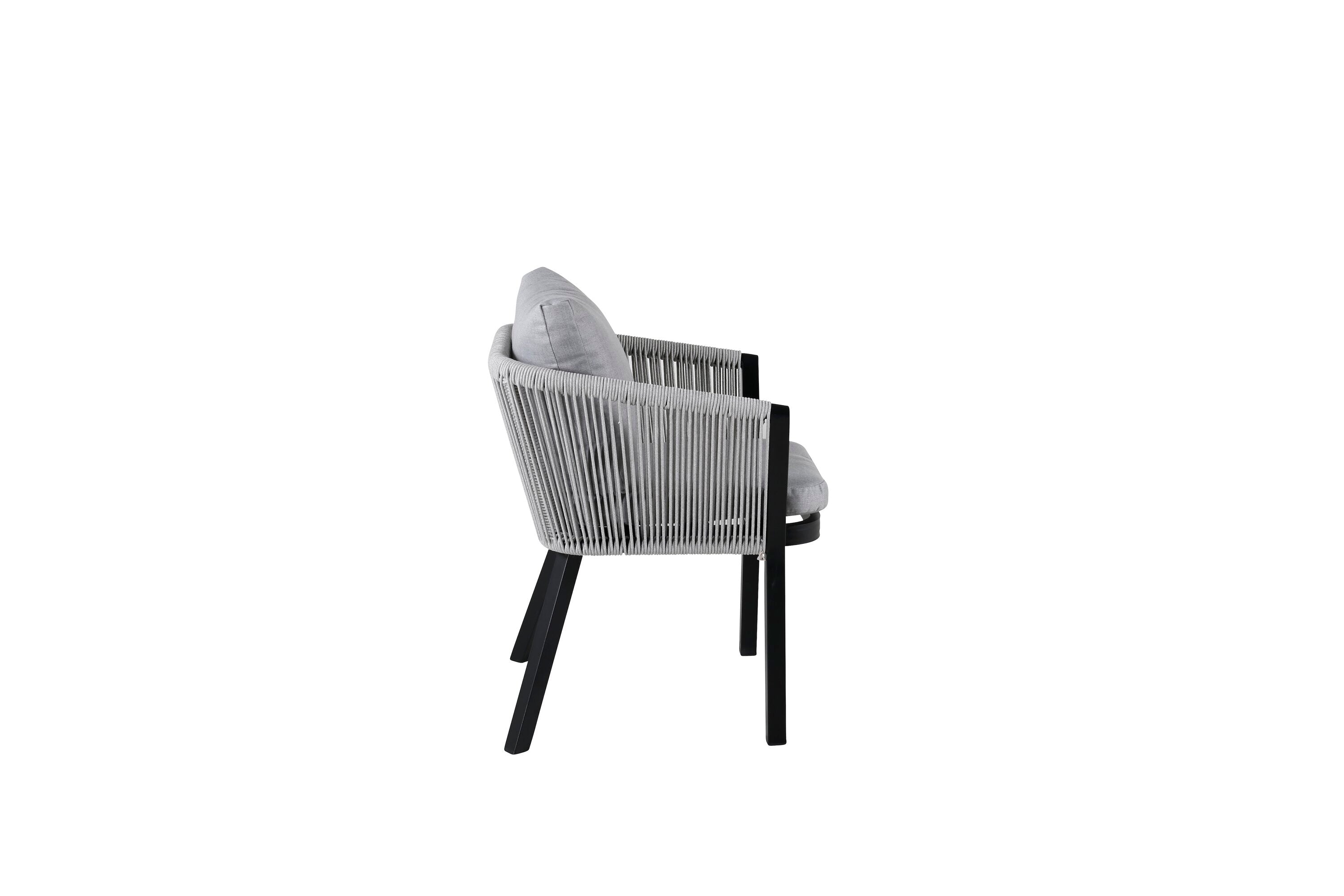 2er Set - Gartenstuhl Myria aus Metall/Polyester