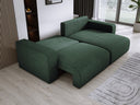 Designer Ecksofa Carl Cord mit Schlaf- und Klappfunktion