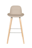 Barhocker Albert Kuip 2er-Set – aus Polypropylen-Kunststoff in Taupe