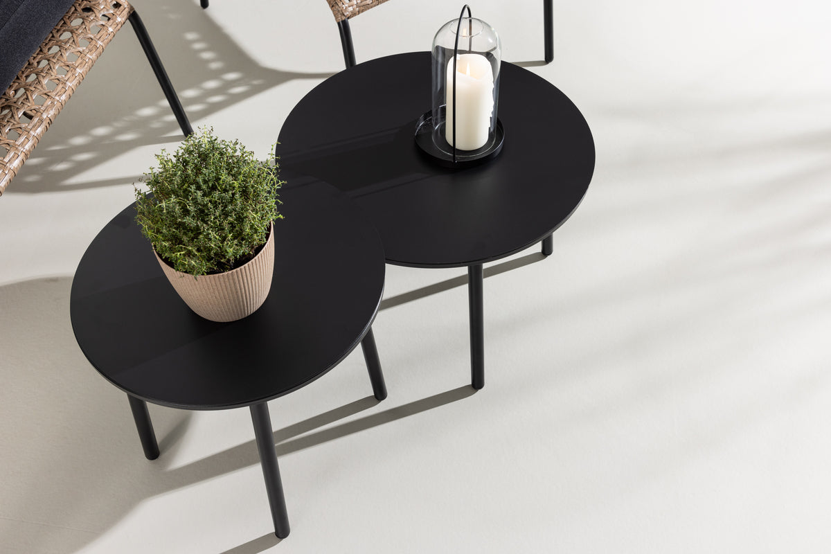 Loungeset Marocco - Rückenlehnen und Sitzflächen aus Naturrattan