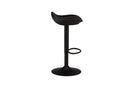 2er Set - Barhocker Adoro in Schwarz aus Metall