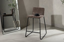 2er Set - Barhocker Sabine aus Stahl in 2 Farben