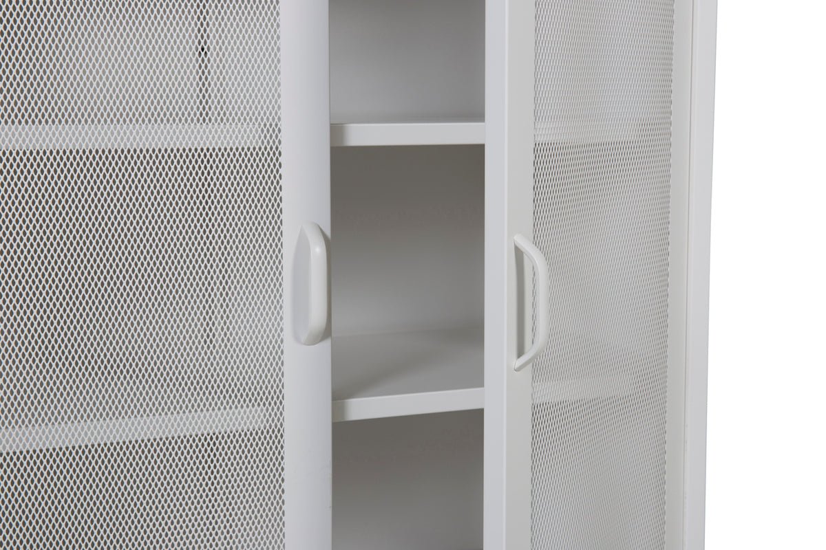 Kommode Faylen – Industrial-Design in Schwarz, Weiß & Grau