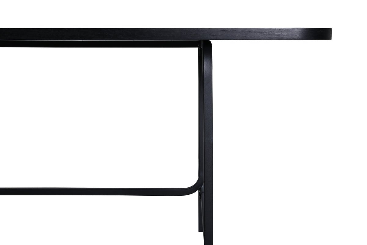 Esstisch Vahira - rechteckiger Esstisch auf Stahlbeinen