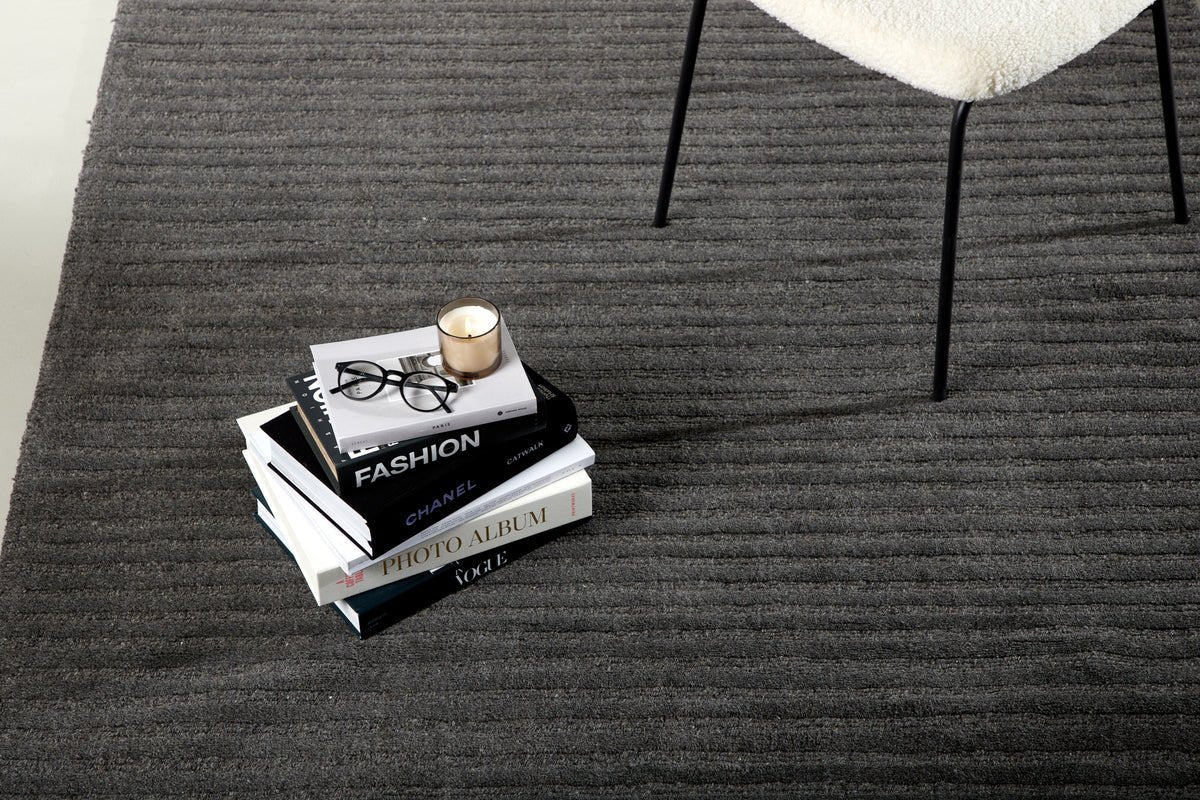 Teppich Dijan – mit gerippter Struktur aus Wolle