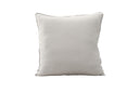 Kissenbezug Moments - 60x60 cm in Beige und Grau aus 100% Baumwolle
