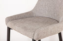 2er Set - Barhocker Leonardo in Samt Schwarz oder Beige