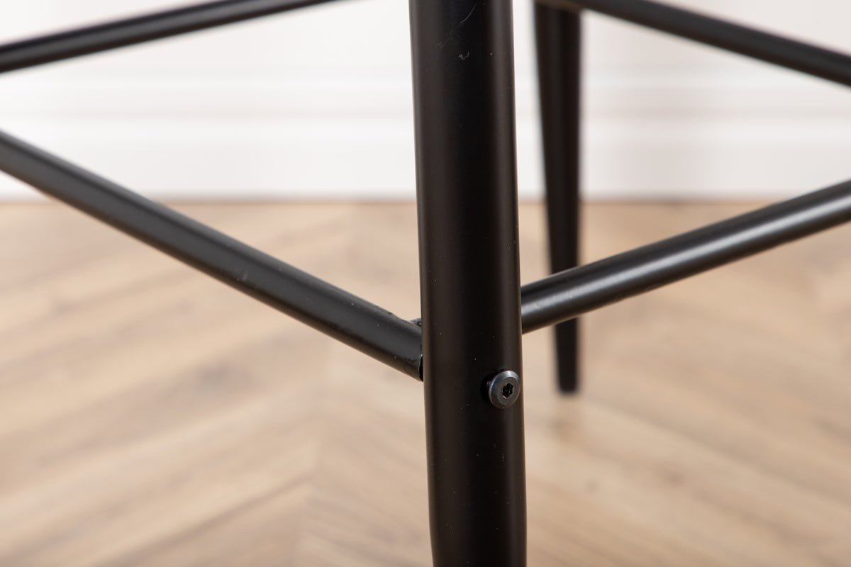 2er Set - Barhocker Leonardo in Samt Schwarz oder Beige