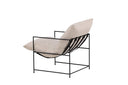 Designer Lounge Sessel Sedalia – moderner Armlehnsessel in Beige