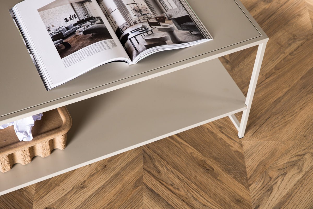 Couchtisch/Beistelltisch Viena – in drei Farben mit Ablagefläche