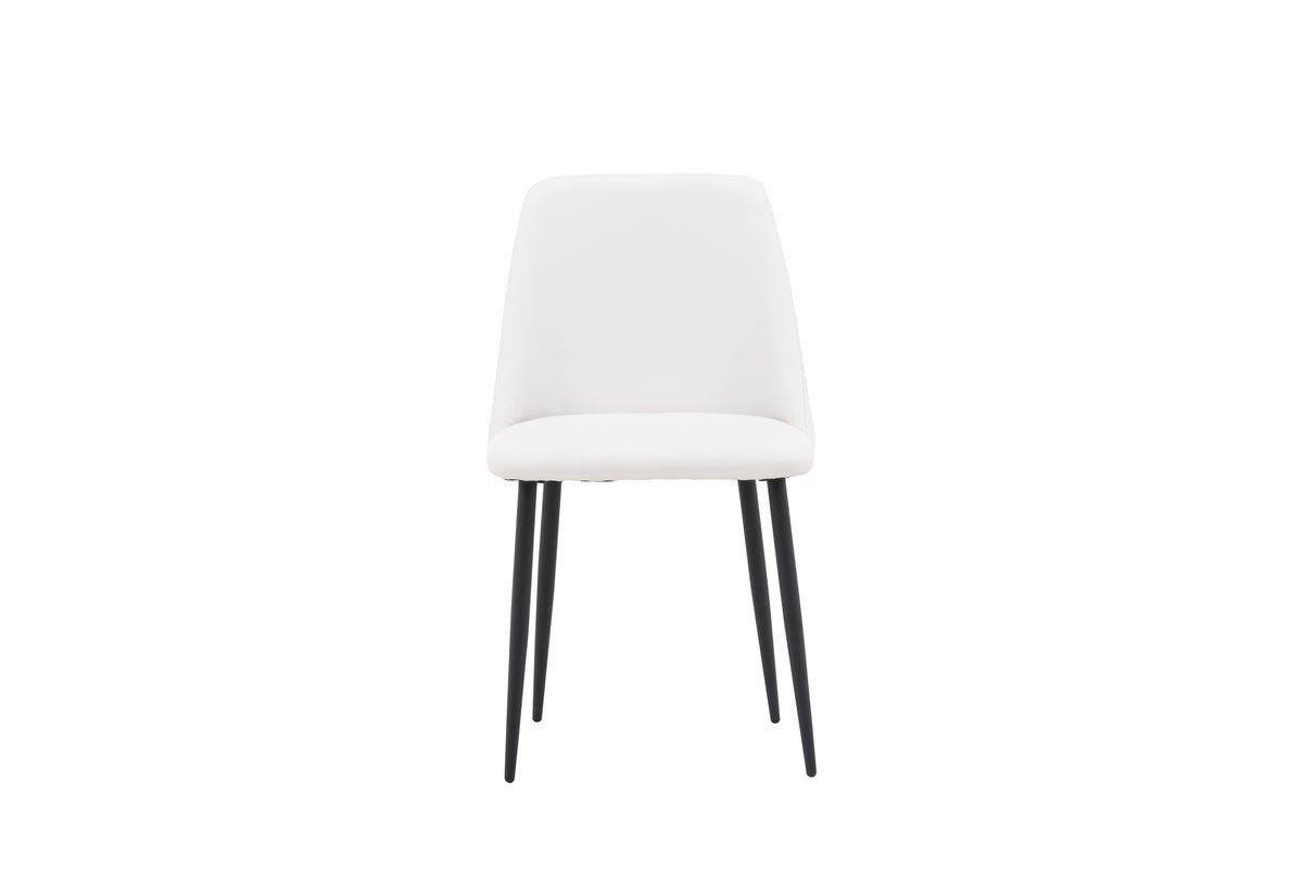 2er Set - Stuhl Liora aus weichem Polyestersamt